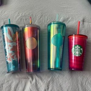 Starbucks tumblers